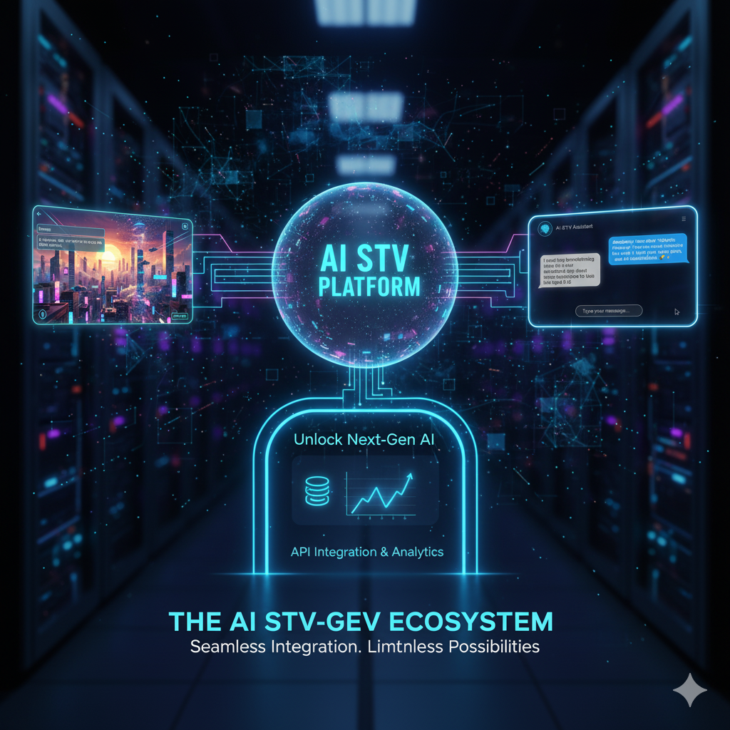 Illustration of advanced AI models and infrastructure
